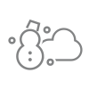 雪時々止む