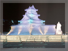 大雪像・高知城