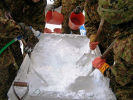 天気:曇→晴 気温:-4℃