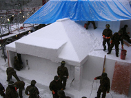 天気：晴→雪　気温：－1℃