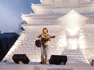 第63回さっぽろ雪まつり8丁目会場の様子