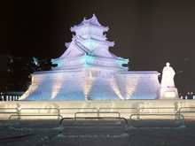 大雪像・高知城