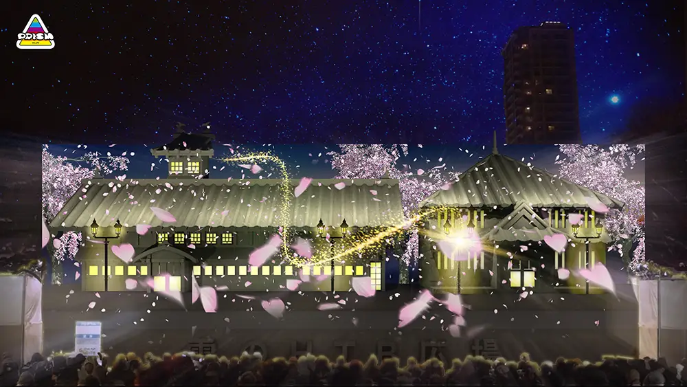 大雪像プロジェクションマッピング「The Lights of Otaru」画像
