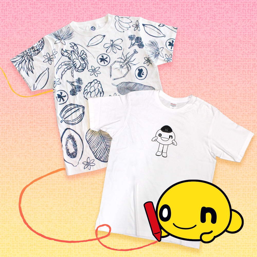 Tシャツへぬり絵体験