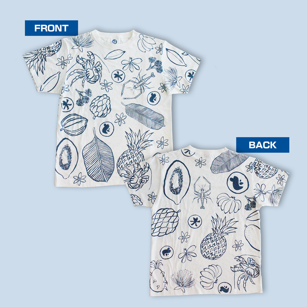 水曜どうでしょう西表島Ｔシャツ「ホワイト」 (S/M/L/XL)