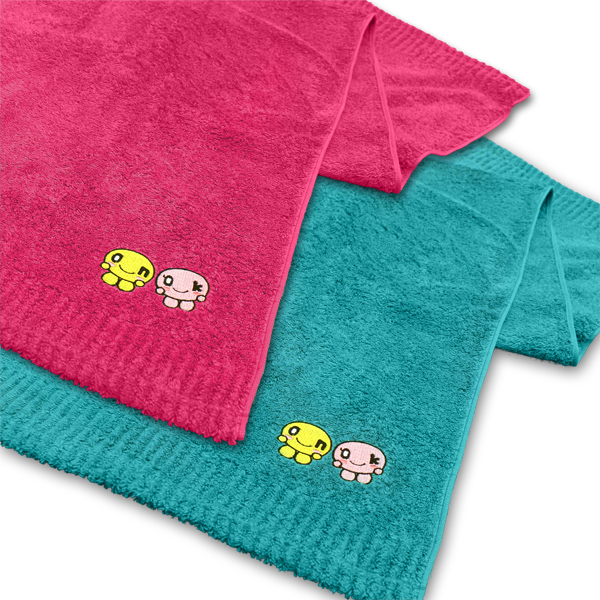 【完売】onちゃん×ホットマン ワンポイント刺繍 バスタオル