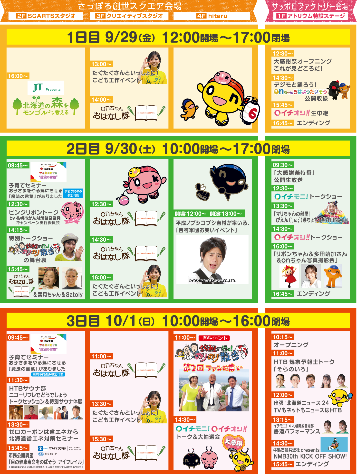 ステージ情報