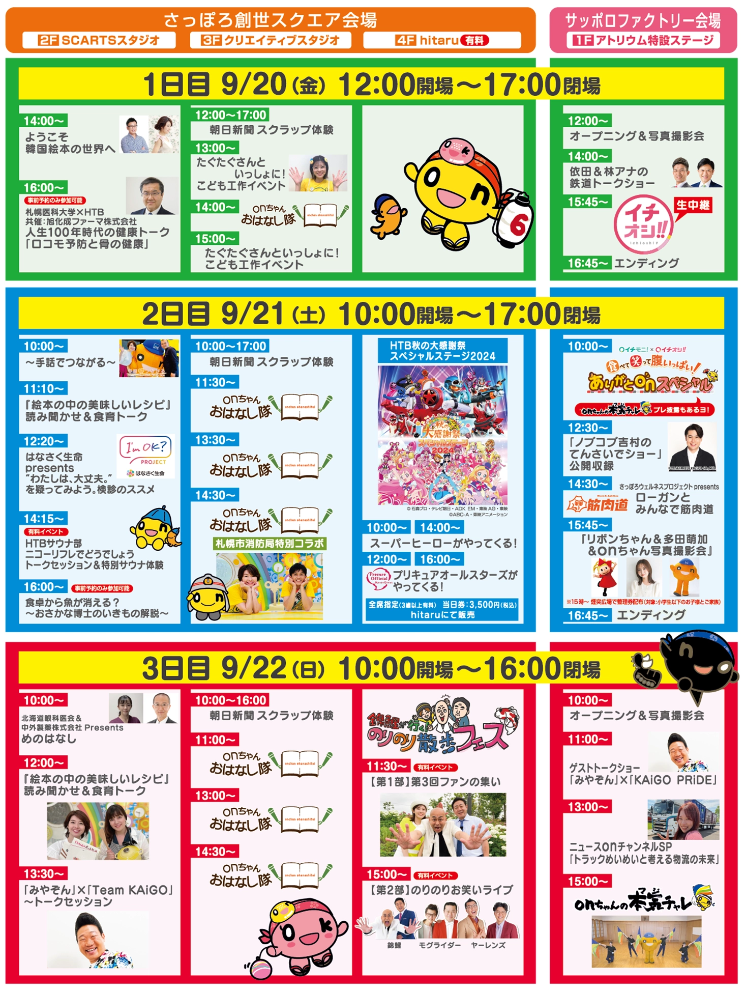 ステージ情報