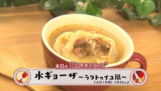 #22 水ギョーザ ～ラタトゥイユ風～