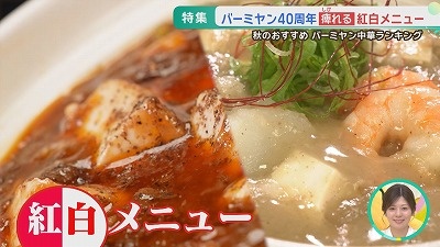 バーミヤン秋のおすすめ中華ランキング 