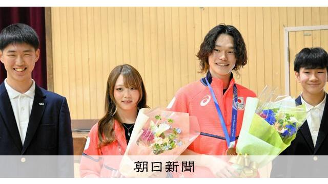 HP銅の山田琉聖選手が母校の生徒にエール「好きなことを貫いて」 サムネイル