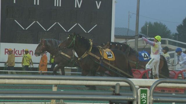 「戻って来たなと賑わいが。」「馬インフル」で中止していたばんえい競馬がレース再開　北海道帯広市 サムネイル