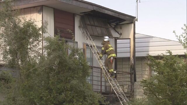 北広島市里見町　長年放置されていた空き家とみられる住宅で火事　けが人はなし サムネイル