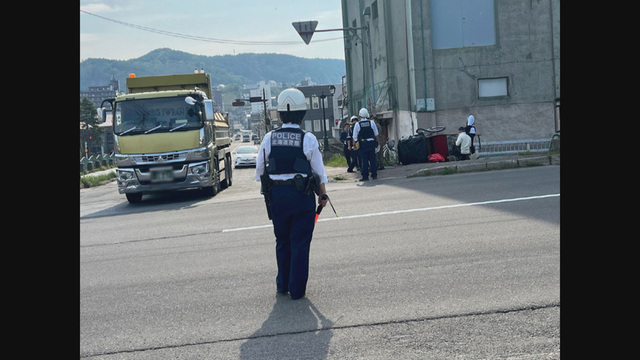 小樽運河近く…路上で人力車とダンプカーが衝突　人力車に乗っていた韓国籍の女性客がけが サムネイル