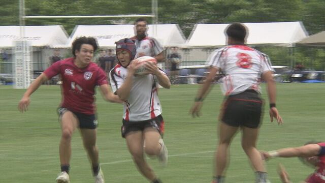 ７人制ラグビーの大会が札幌市南区で開催　　北海道バーバリアンズセブンズトーナメント大会