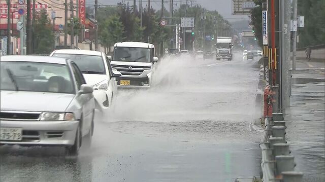 札幌でも冠水　北海道で局地的に雷を伴った激しい雨が続く　引き続き低い土地への浸水に注意