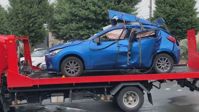 「冷却スプレーは一切使っていない」運転手の男性話す　２人負傷の乗用車爆発で　札幌・中央区
