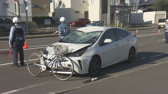 「前をよく見ていなかった」札幌で自転車はねられ女性死亡、千歳でも女性が意識不明の重体　交通事故相次ぐ