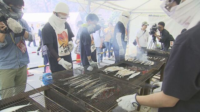 まるごと根室直送市・さんま炭火焼が復活（写真は資料映像）