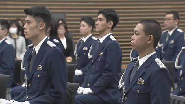 新人警察官が新たな一歩　北海道警察学校で入校式　 サムネイル