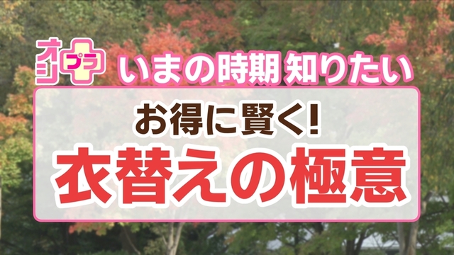 【オシプラ！】この時期知りたい！“衣替えの極意”　前半「賢い洗濯術」「賢い収納術」 サムネイル