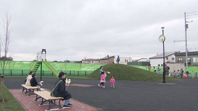 JR北海道の江別再開発プロジェクト　分譲住宅地の公園が完成　販売開始は来年７月