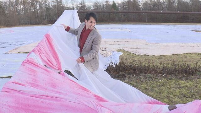 安平町在住のアーティスト双杉旬太郎（ふたすぎ・しゅんたろう）さん