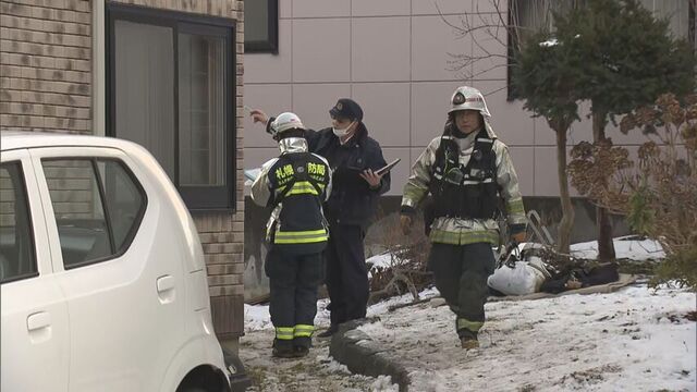 物置爆発　内部に使い終わったカセットコンロのボンベ…なんらかの原因で引火か　札幌・清田区　
