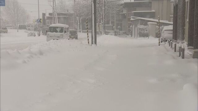 新千歳空港で欠航63便 北海道でまとまった雪 12日も警報級の大雪や猛吹雪のおそれ サムネイル