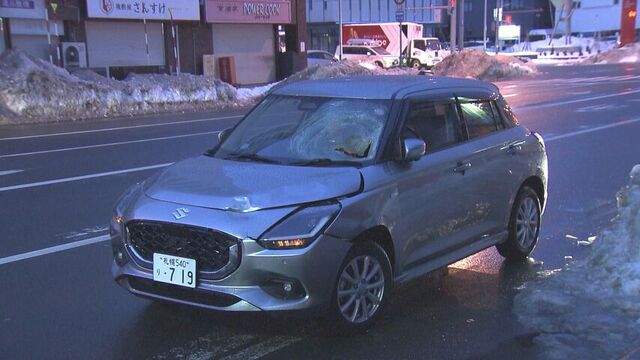 「車と歩行者の事故」…札幌市豊平区の国道36号で女性が乗用車にはねられ病院搬送　 サムネイル