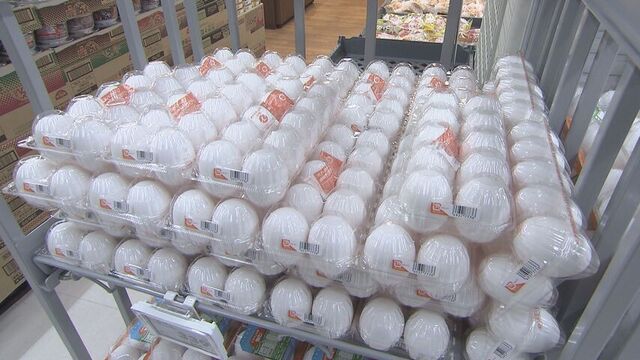 「卵」の価格高止まり　かつての"物価の優等生"　鳥インフルエンザで品薄に　