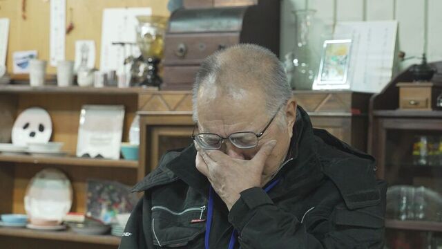 涙ぐむ正道さん