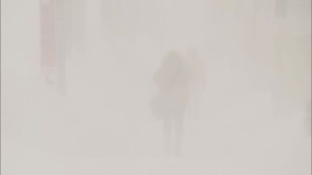 猛吹雪・・・札幌“冬の嵐”でJR運休327本　新千歳空港は欠航140便