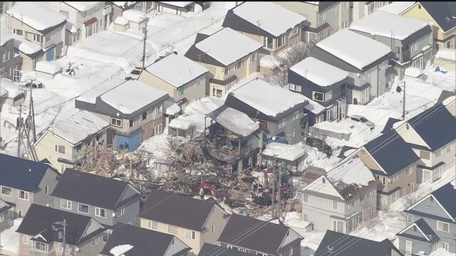 緊急点検で5件の少量のガス漏れを検知　札幌市手稲区の5人死傷爆発火災