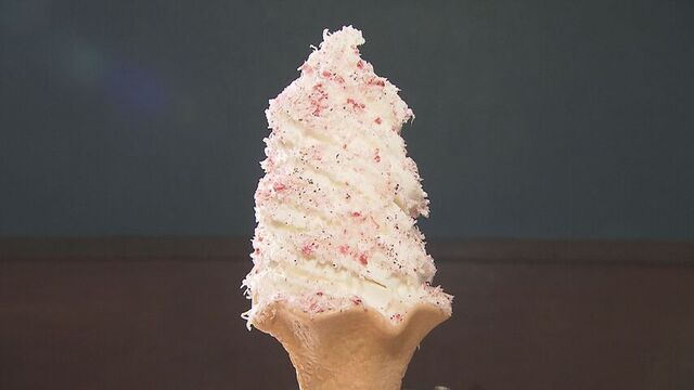 春の大北海道展　限定のソフトクリーム