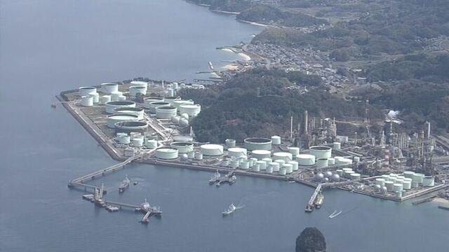 愛媛県今治市の菊間国家石油備蓄基地