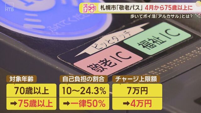 札幌市「敬老パス」見直し