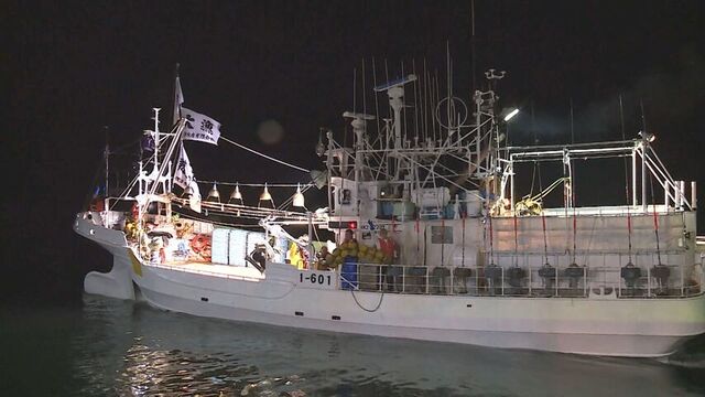 歯舞漁港から15隻が出港　サケ・マス流し網漁解禁　漁師「良くなってくれれば‥」 サムネイル