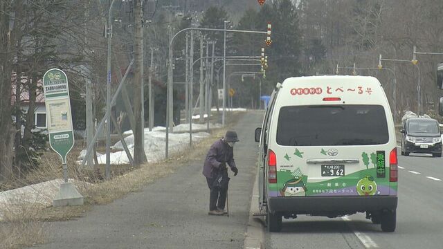 ＪＲ札沼線の廃線後に月形町と当別町を結ぶ「とべ～る号」