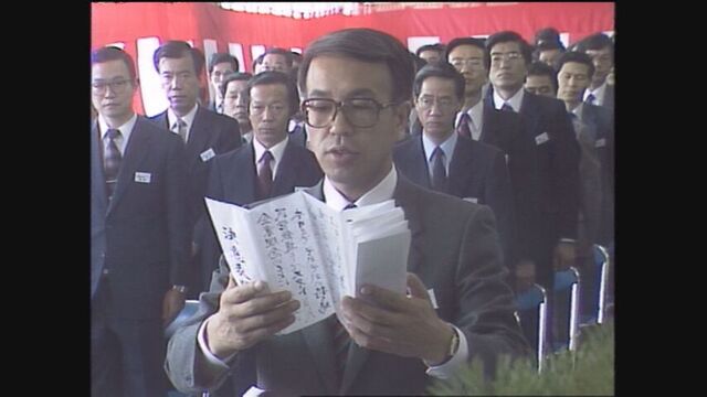 JR北海道の入社式（1987年）