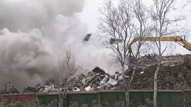 速報　石狩市のリサイクル工場で火事　鉄くずが燃えている　「黒い煙が上がっている」と消防に通報　