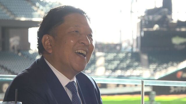 取材に応じる エスコン・伊藤貴俊社長
