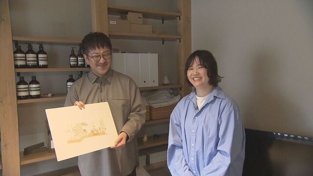 デザイナーの宮島義直さん（左）と佐藤ひとみさん（右）