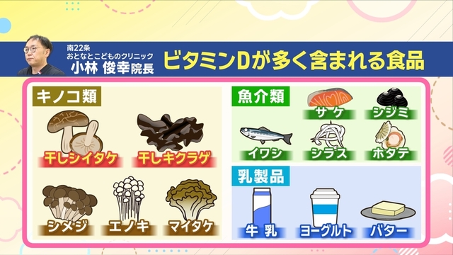 ビタミンＤが多く含まれる食材