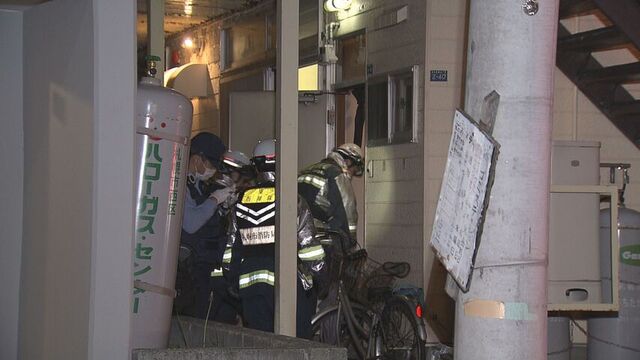 札幌市東区のアパートで火事　住人の80代女性が煙を吸って病院に搬送 サムネイル