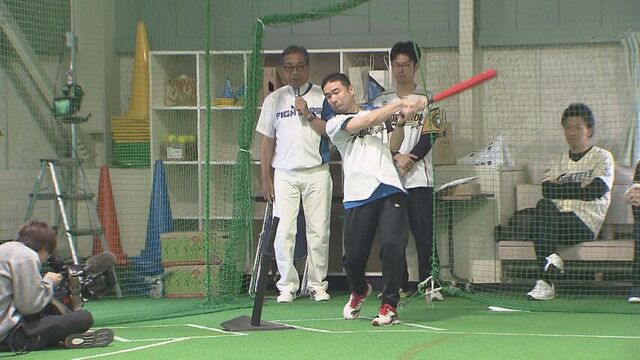 恵庭市で行われた野球イベント