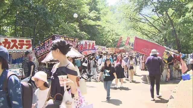「札幌まつり」として市民に親しまれる北海道神宮例祭はじまる　中島公園ににぎわい　１６日まで