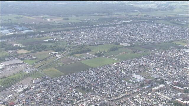 恵庭市の候補地（西島松地区）