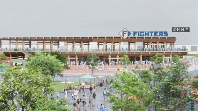 ２軍本拠地完成イメージ（提供：北海道日本ハムファイターズ）