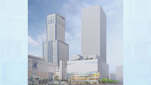 JR北海道、札幌駅南口の再開発ビルの計画を変更 工事費高騰でホテルや商業施設の規模縮小 高さも15m↓ サムネイル
